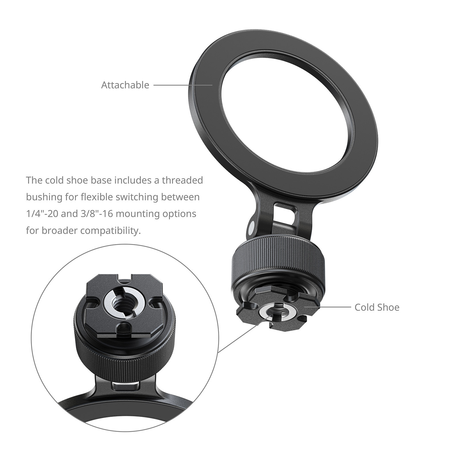 SmallRig Compact Support With Cold Shoe Mount for Phones 6884