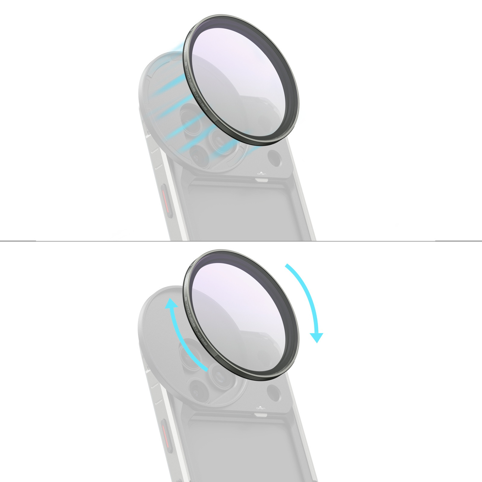 SmallRig TrueColor 67mm Hybrid VND Filter (1-5 Stop) 6896