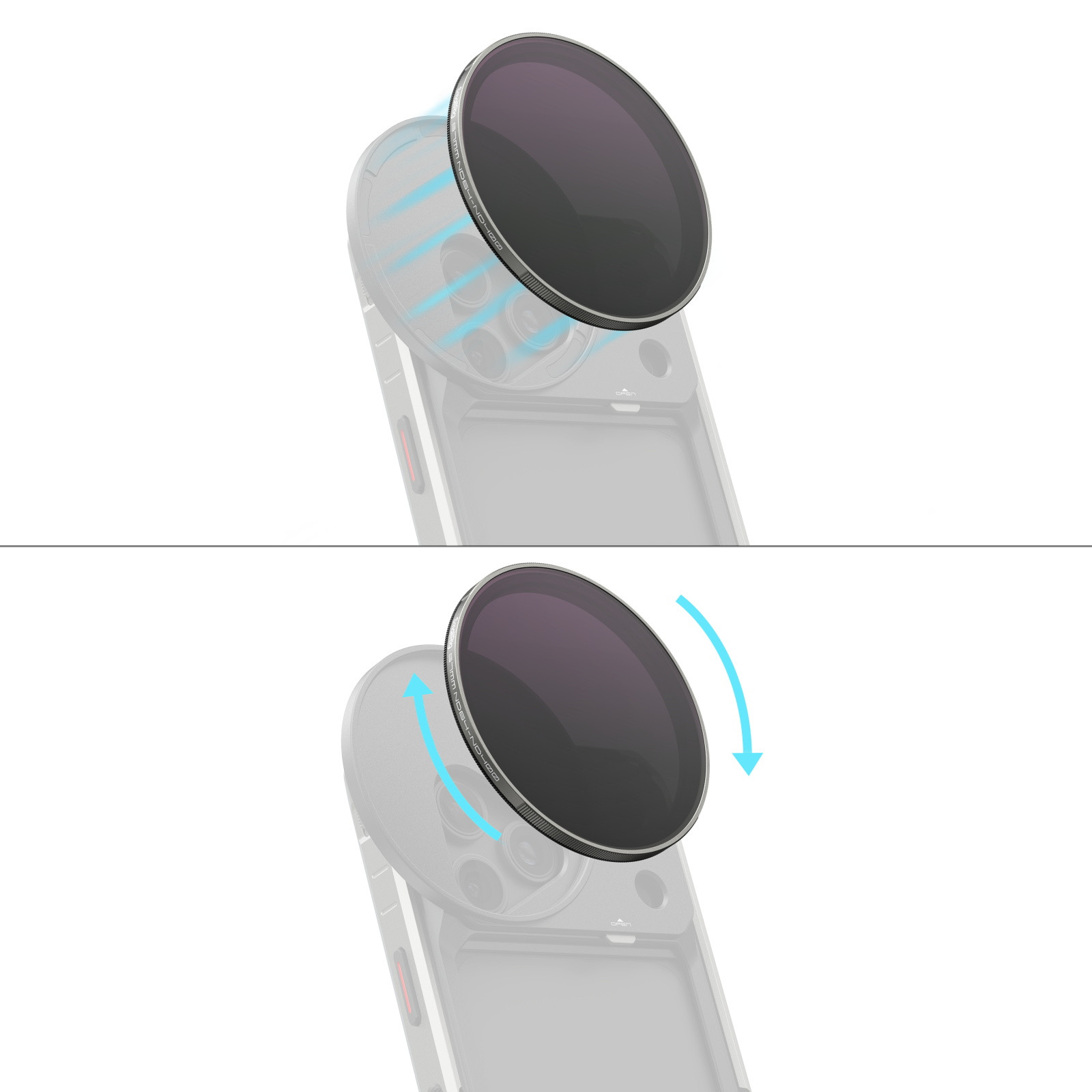 SmallRig TrueColor 67mm Hybrid VND Filter (6-9 Stop) 6897