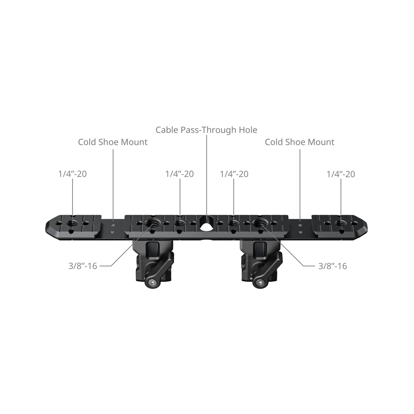 SmallRig NATO Rail for SR-MicroSlide (180mm) 6913