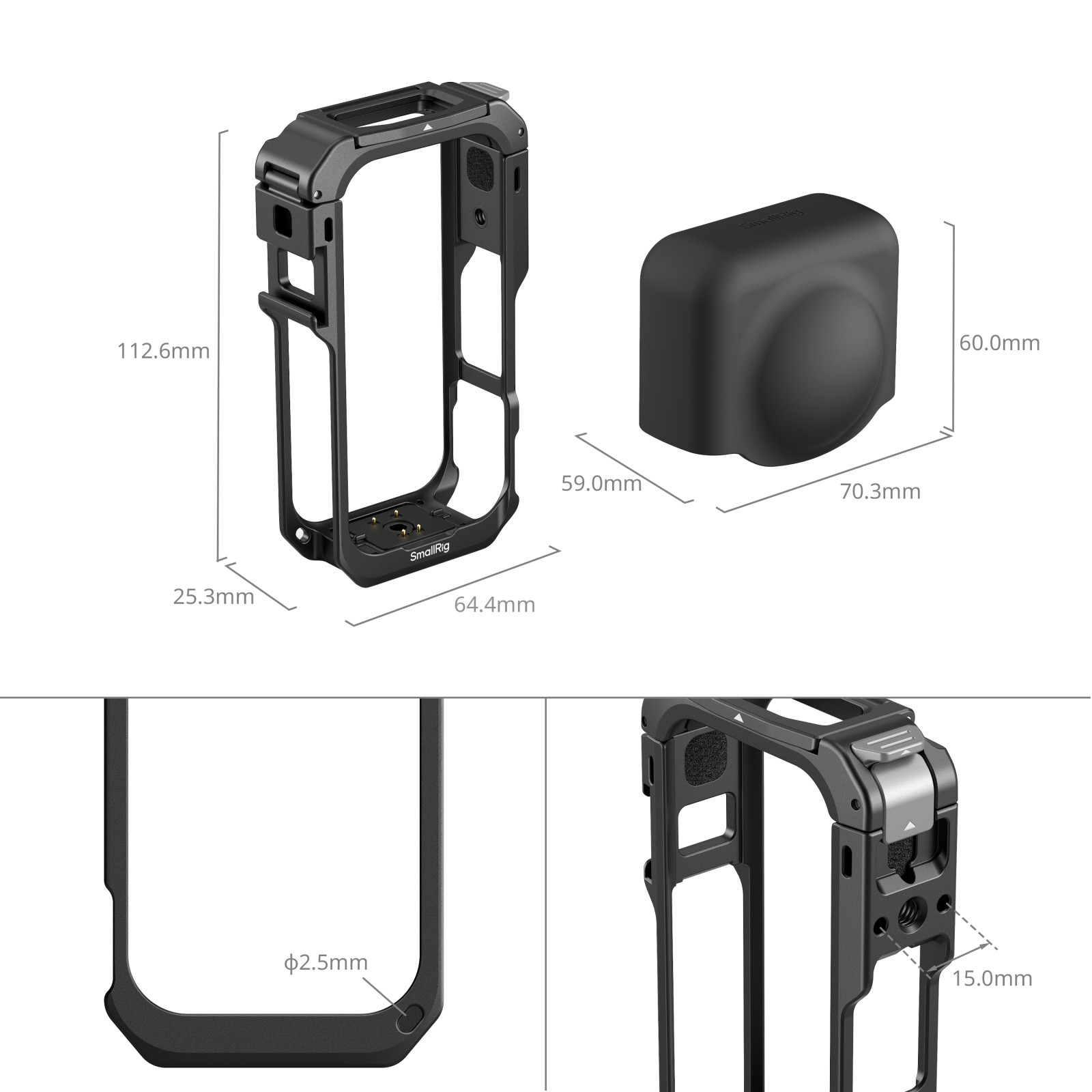SmallRig Cage for Insta360 X6 6965