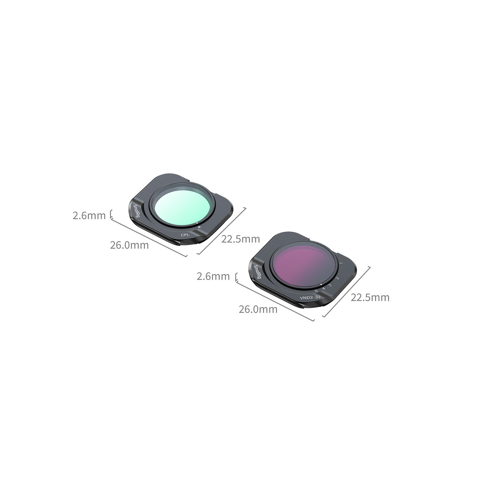 SmallRig CPL & VND Filter Kit for Insta360 Luna Pro 7112