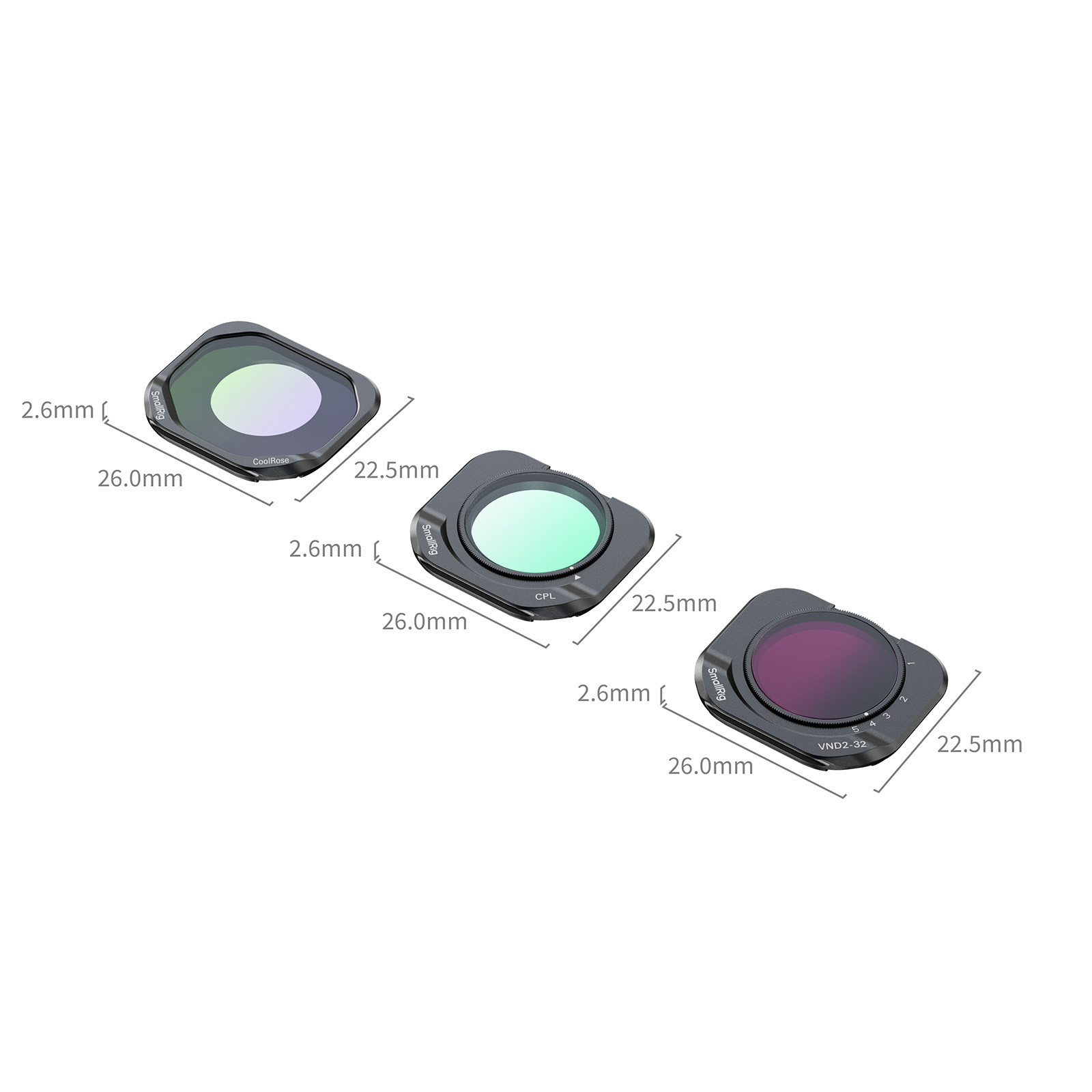 SmallRig Filter Kit for Insta360 Luna Pro 7121