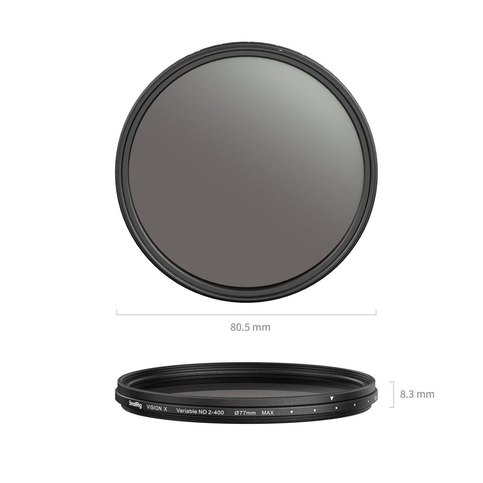 SmallRig "Vision X" ND2-400 VND Filter (77mm) 7317