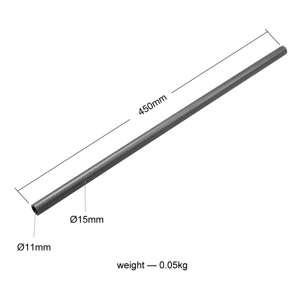 SmallRig 15mm Carbon Fiber Rod - 45cm 18inch (2pcs) 871
