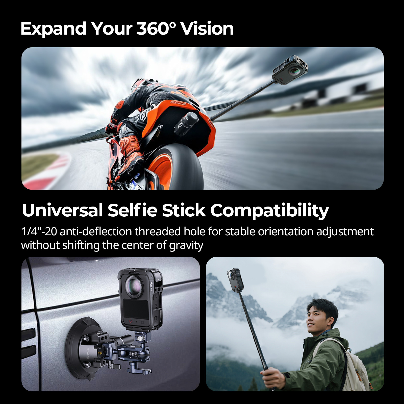 SmallRig Cage for DJI Osmo 360 II (Basic Edition) 6716
