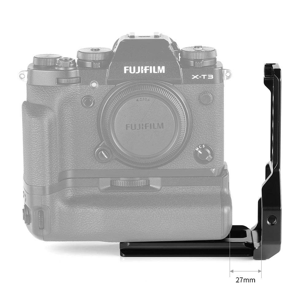 SmallRig L-Bracket Half Cage for Fujifilm X-T2/X-T3 Camera with Battery Grip APL2282