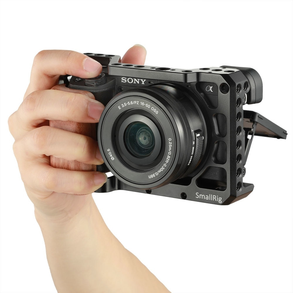 SmallRig Wooden Handgrip for Sony A6400 Cage APS2318