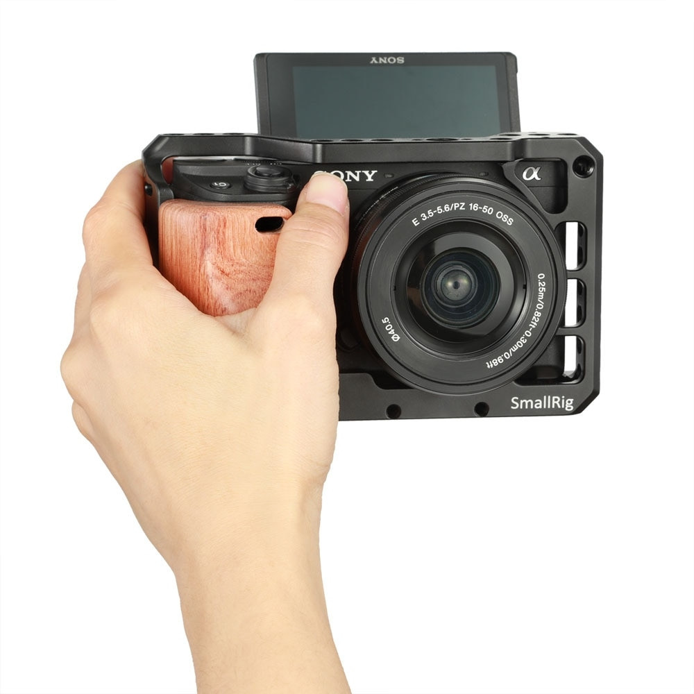 SmallRig Wooden Handgrip for Sony A6400 Cage APS2318