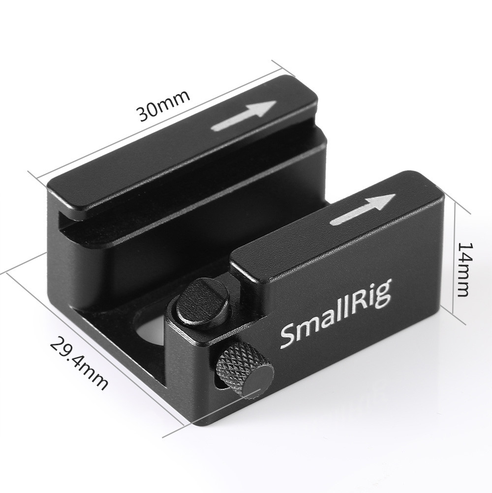 SmallRig Cold Shoe Mount Adapter with Anti-off Button BUC2260B