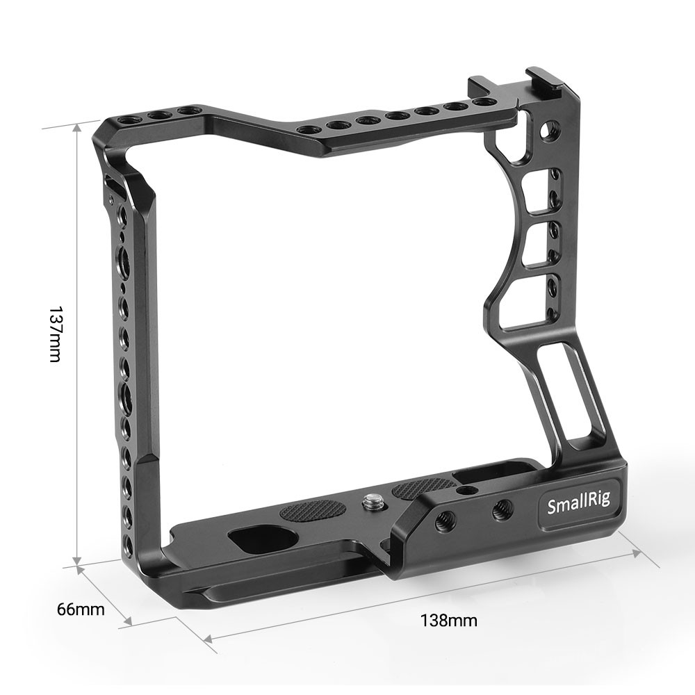 SmallRig Cage for Sony A6000/A6300/A6500 with Meike MK-A6300/A6500 Battery Grip CCS2268