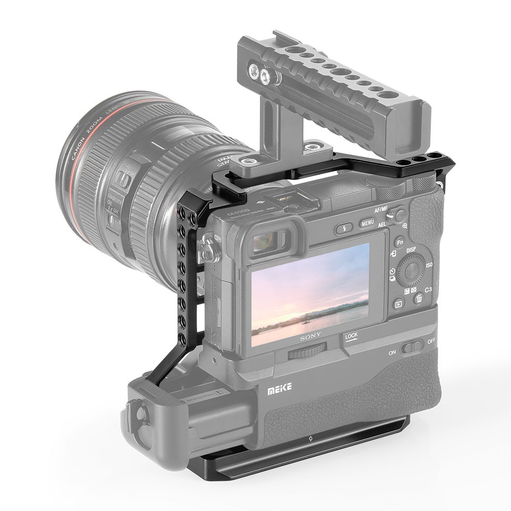 SmallRig Cage for Sony A6000/A6300/A6500 with Meike MK-A6300/A6500 Battery Grip CCS2268