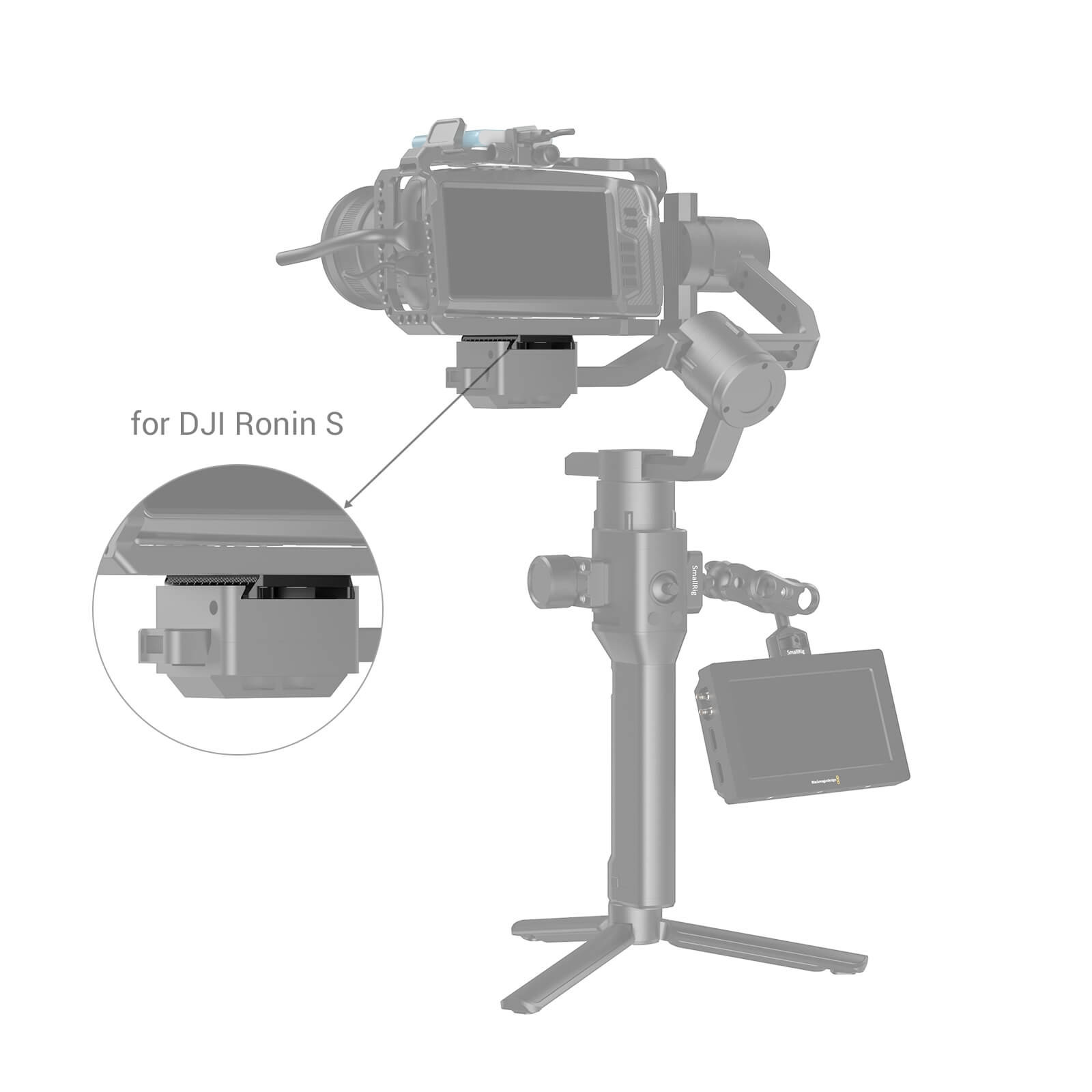 SmallRig Manfrotto 501PL-Type Quick Release Plate for Select SmallRig Cages APU2458