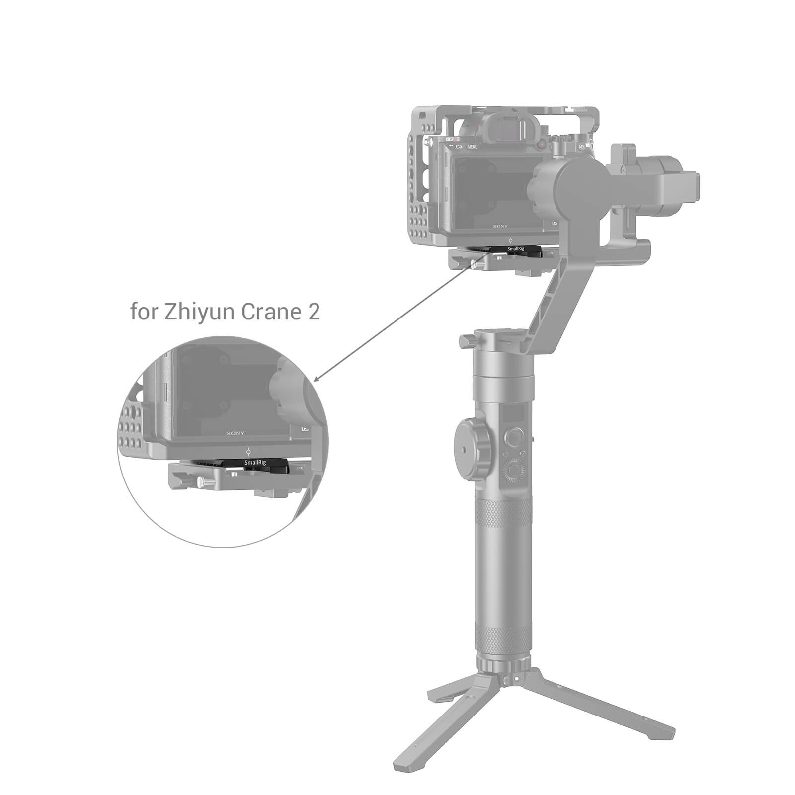 SmallRig Manfrotto 501PL-Type Quick Release Plate for Select SmallRig Cages APU2458