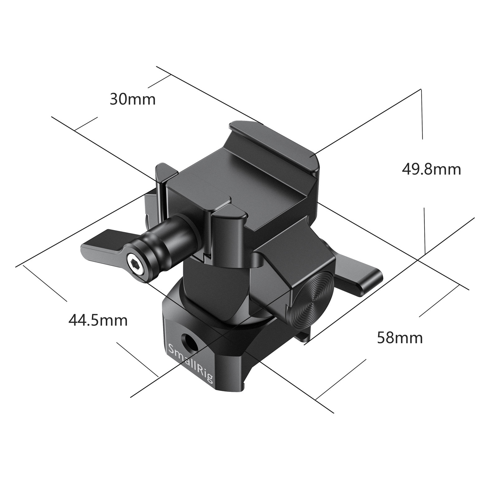 SmallRig Swivel and Tilt Monitor Mount with Nato Clamp（Both Sides） BSE2385