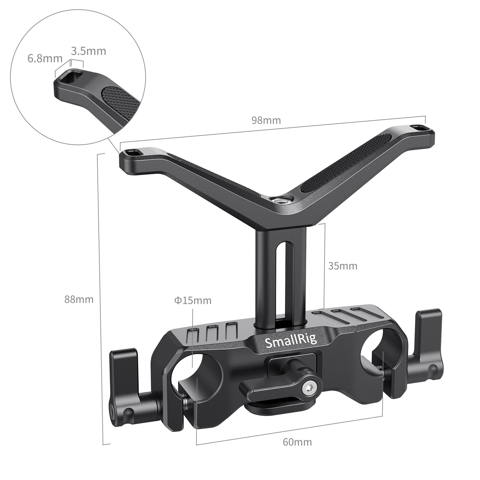 SmallRig 15mm LWS Universal Lens Support BSL2680