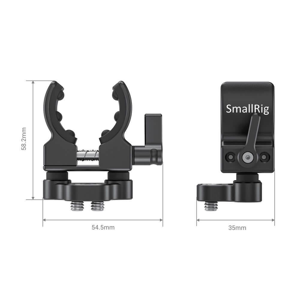 SmallRig Shotgun Microphone Holder (1/4”-20 Screw) BSM2489