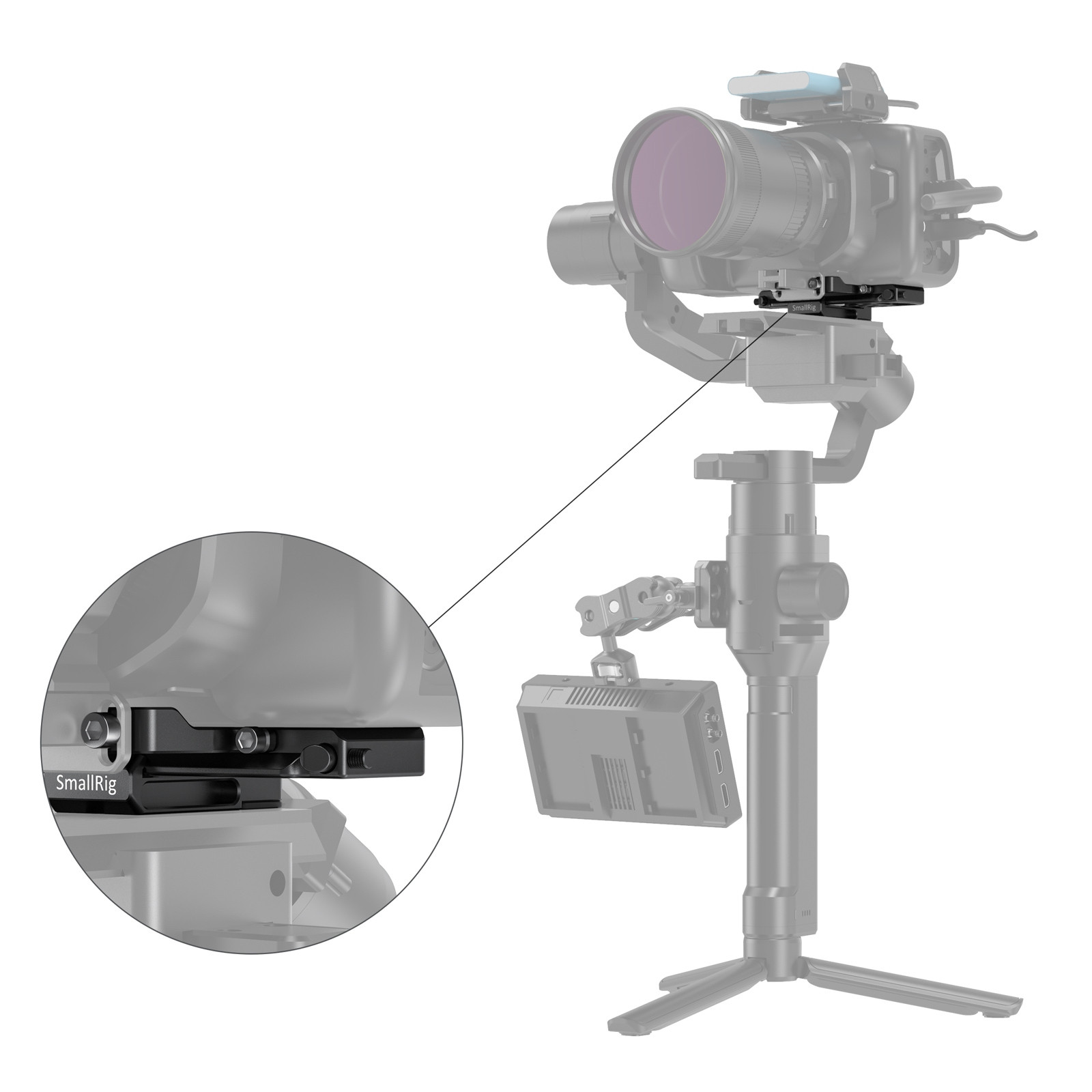 SmallRig Offset Kit for BMPCC 4K / 6K and Ronin S Crane 2 Moza Air 2 BSS2403