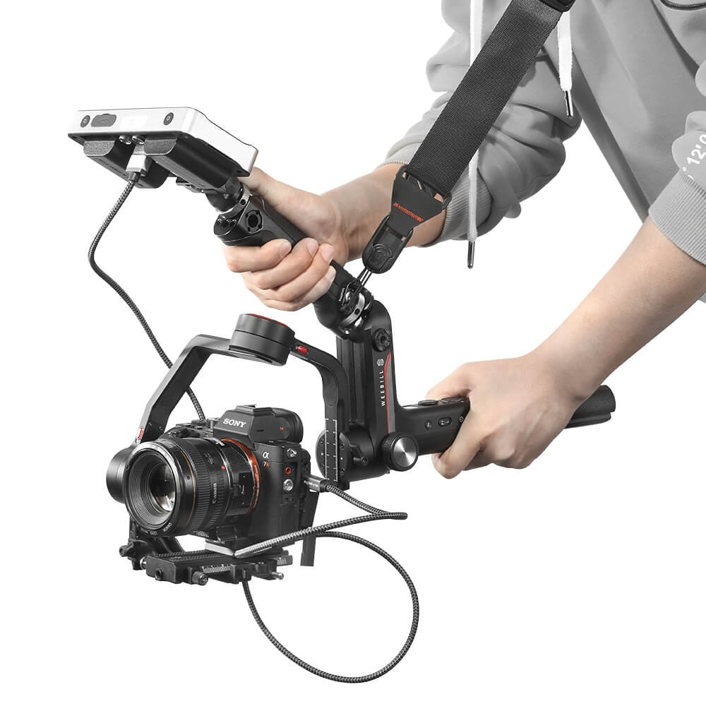 BSS2636 Handle Grip for Zhiyun WEEBILL-S with Built-in Cold Shoe SMALLRIG Handgrip for WEEBILL-S Wrench and Multiple Threaded Holes