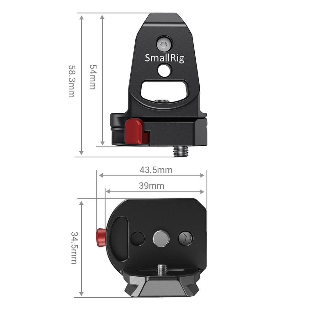 SmallRig Quick Release Mounting Kit for Hollyland Mars 300 & Hollyland Mars 400s BSW2480