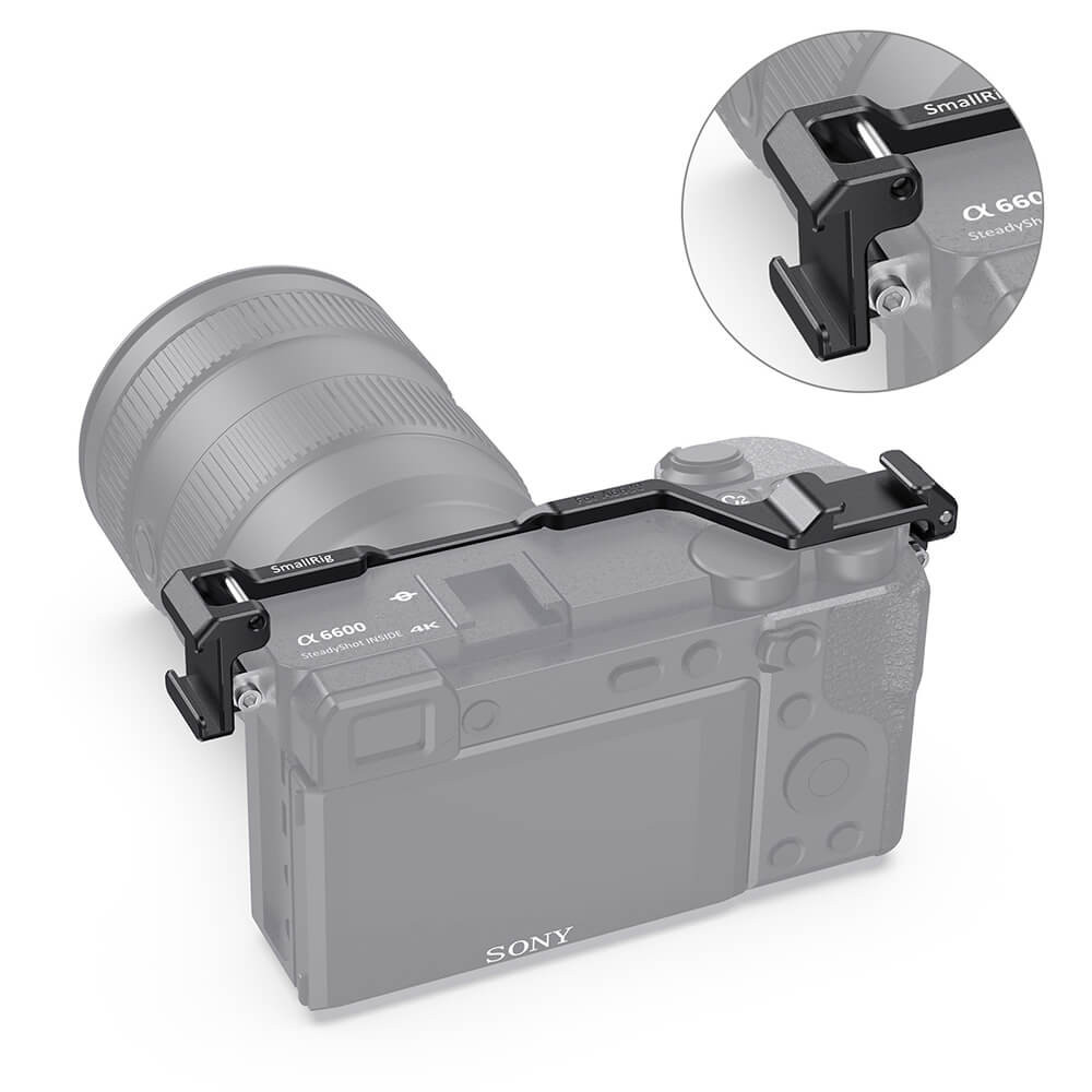 SmallRig Shoe Mount Relocation Plate for Sony a6600 Camera BUC2498