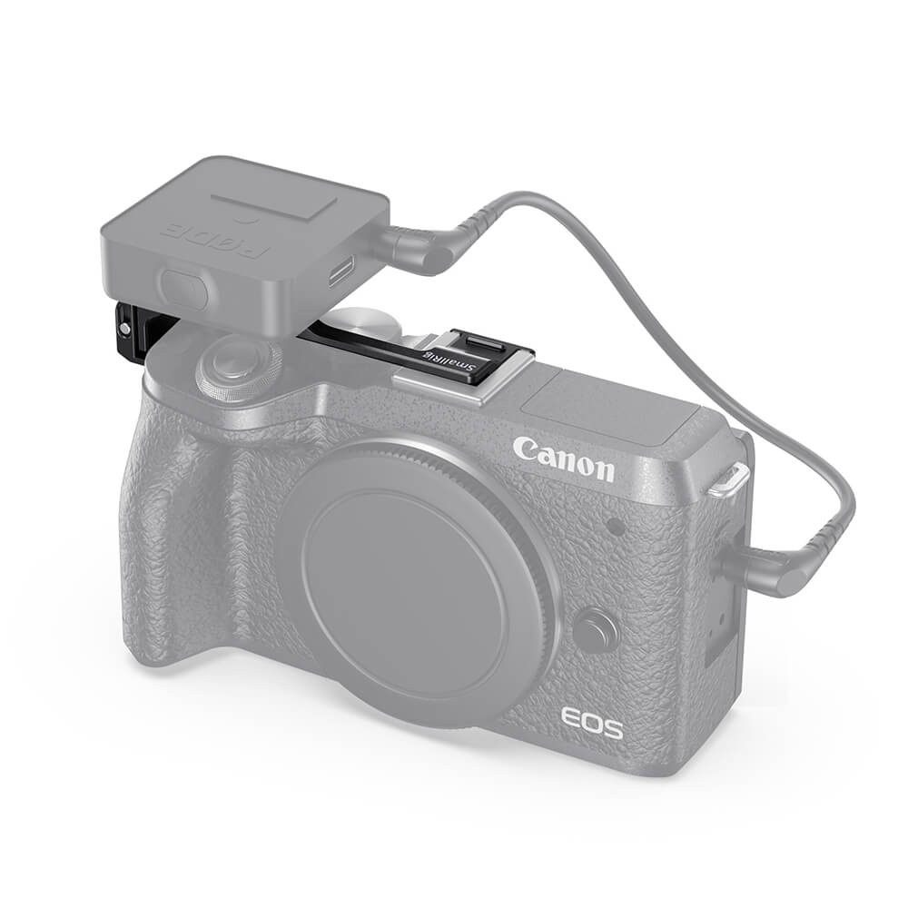 SmallRig Vlogging Cold Shoe Relocation Plate for Canon EOS M6 Mark II BUC2627B