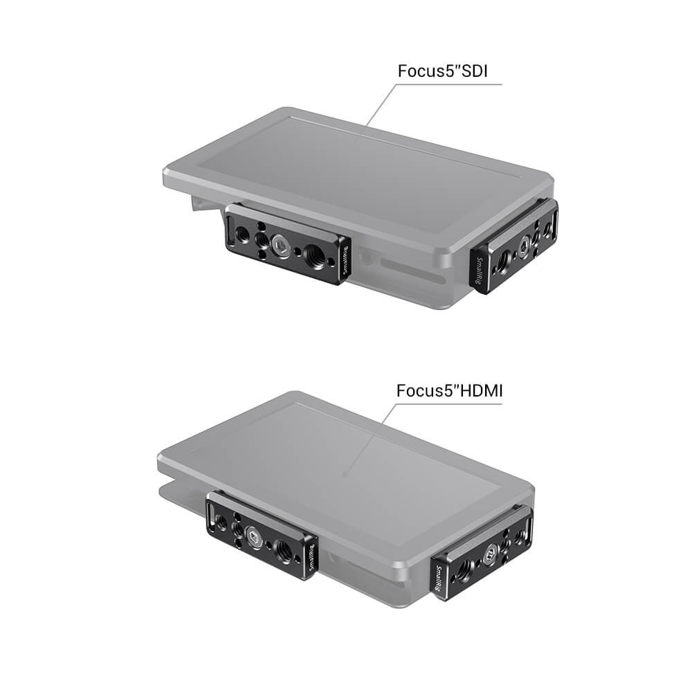 SmallRig Nato Rail Plate for SmallHD Focus 7, Focus HDMI/SDI (5”) and Focus OLED HDMI/SDI (5.5”) BUN2464