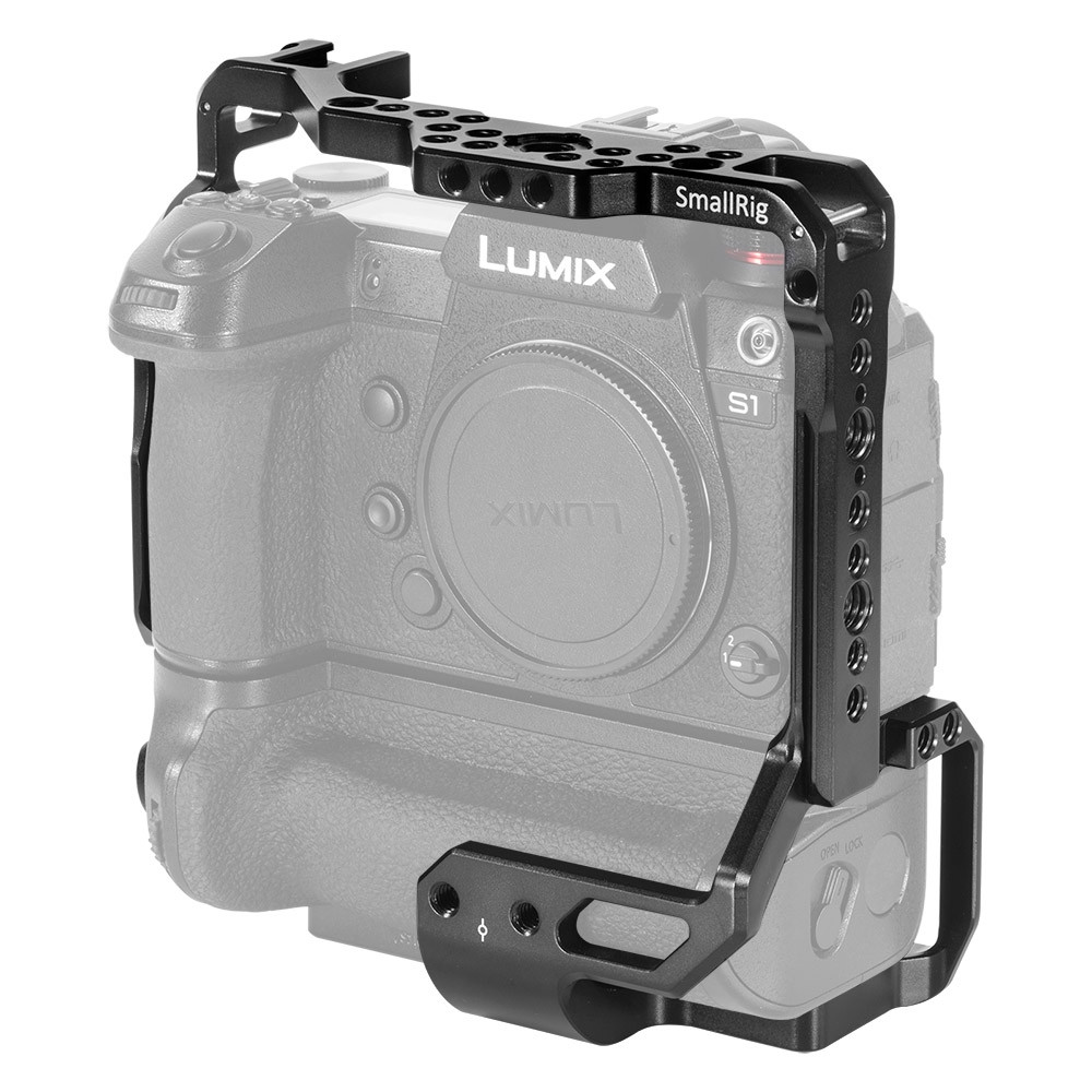 SmallRig Cage for Panasonic S1/S1R with DMW-BGS1 Battery Grip CCP2410