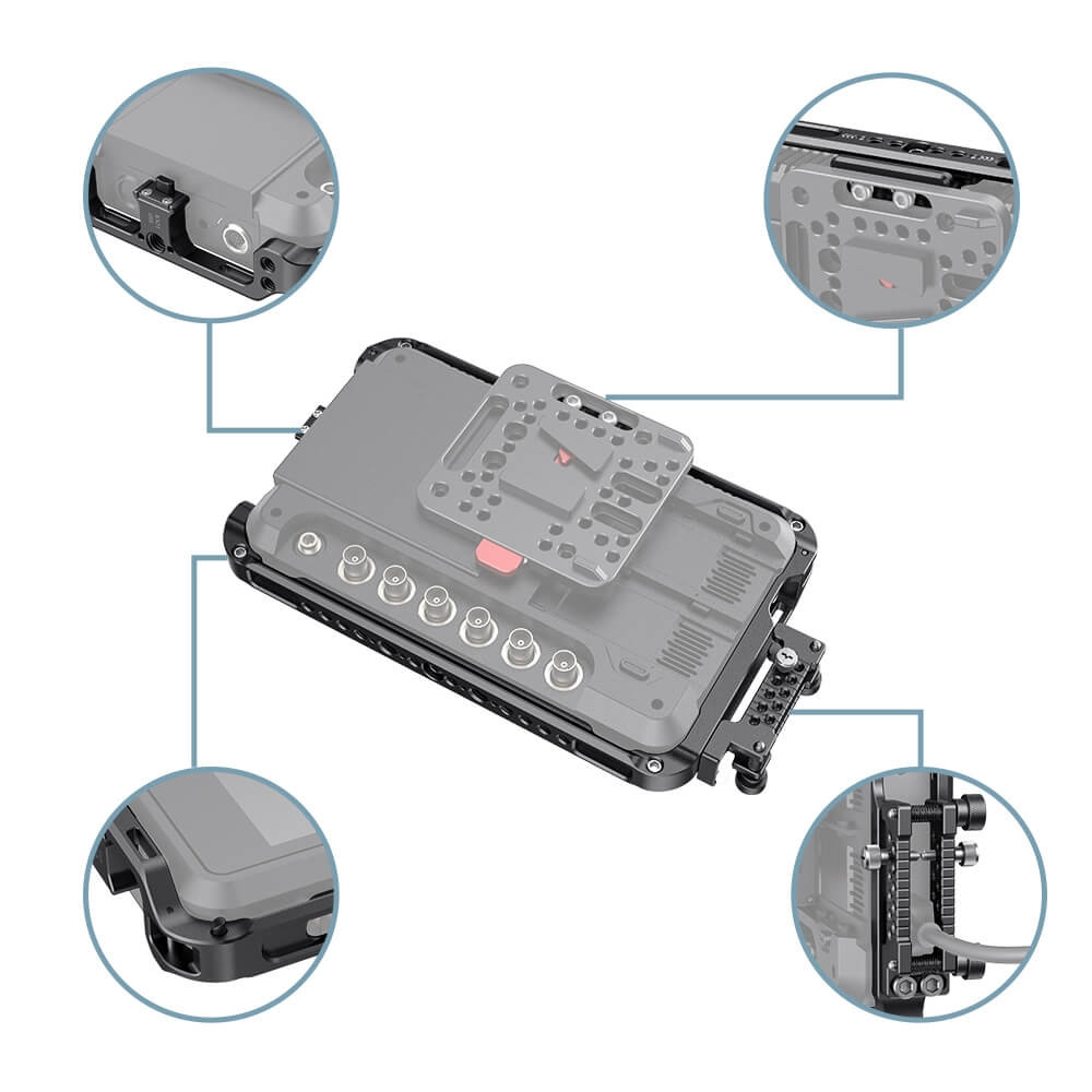 SmallRig Cage Kit and Sunhood for Atomos Shogun 7 CMA2409