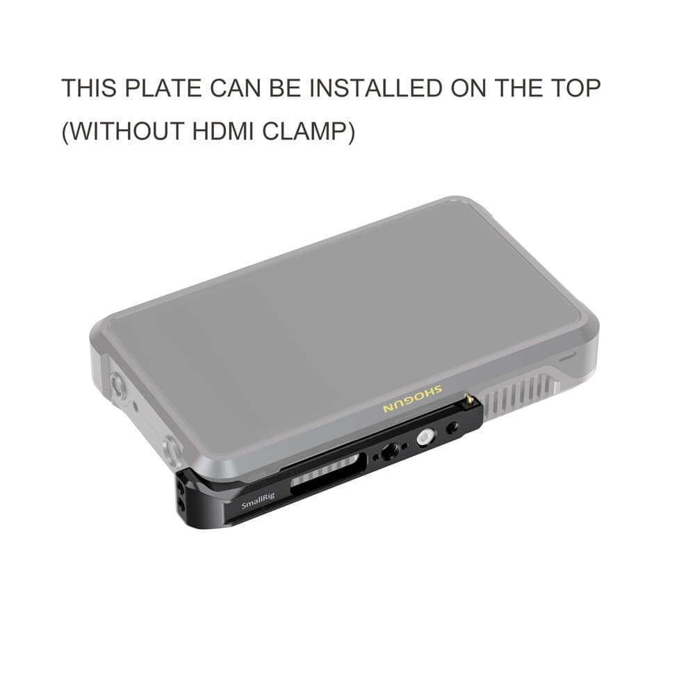 SmallRig Mounting Plate and HDMI Cable Clamp for Atomos Shogun 7 CMA2487