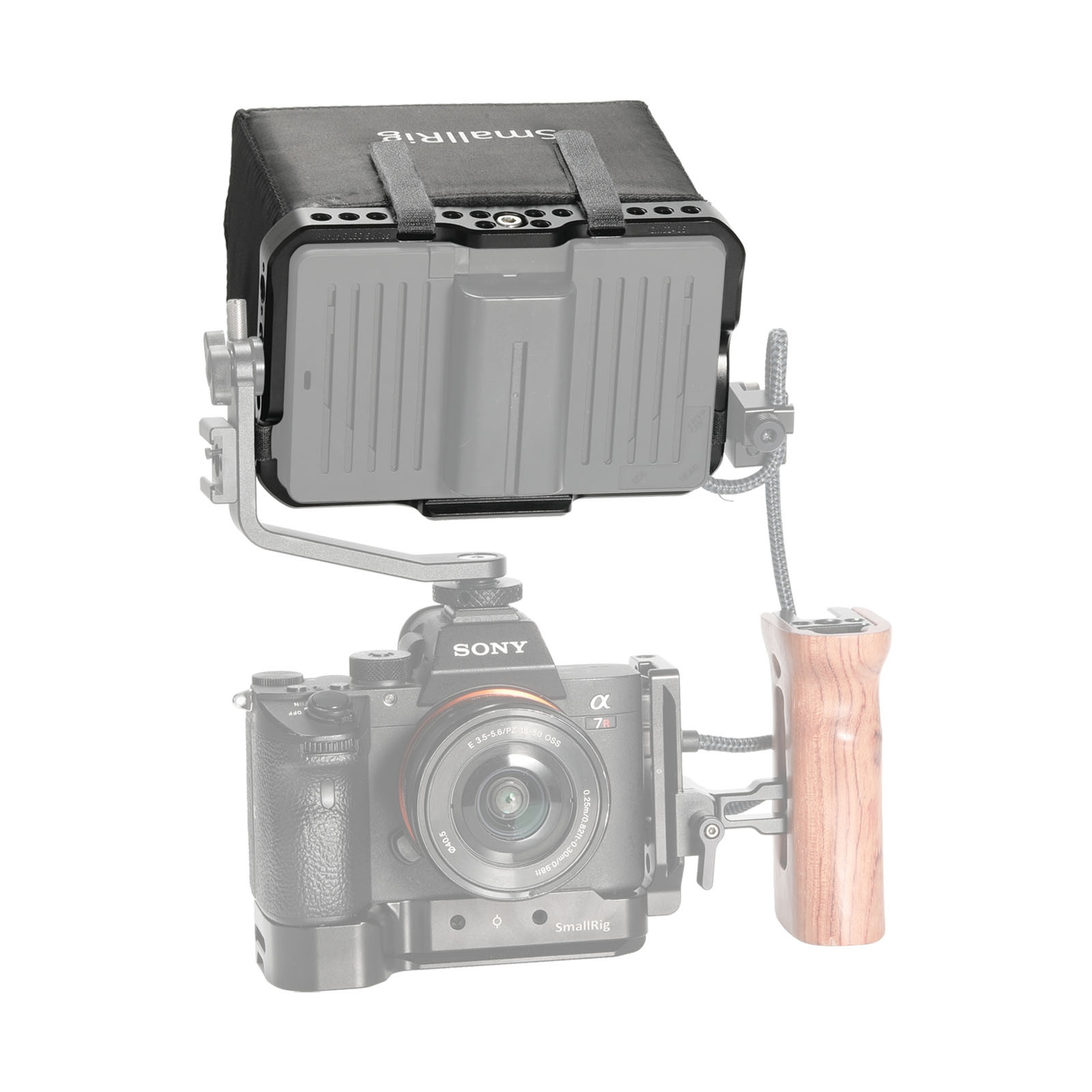 SmallRig Monitor Cage with Sun Hood for SmallHD FOCUS OLED Series (5.5”) CMS2405