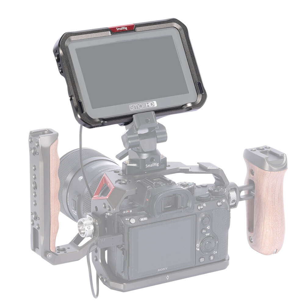 SmallRig Cage with Sun Hood for SmallHD FOCUS 5" HDMI/SDI Monitors CMS2641