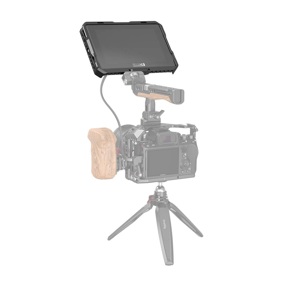 Nitze Gabbia Per Monitor SmallHD Indie 7/702 Touch Da 7" Con
