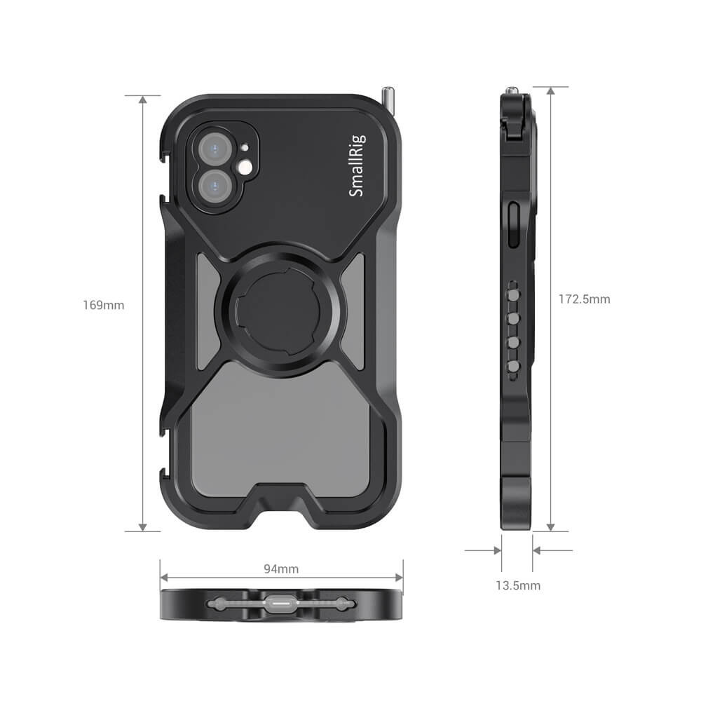  SmallRig Pro Mobile Cage for iPhone 11 (Black) CPA2455