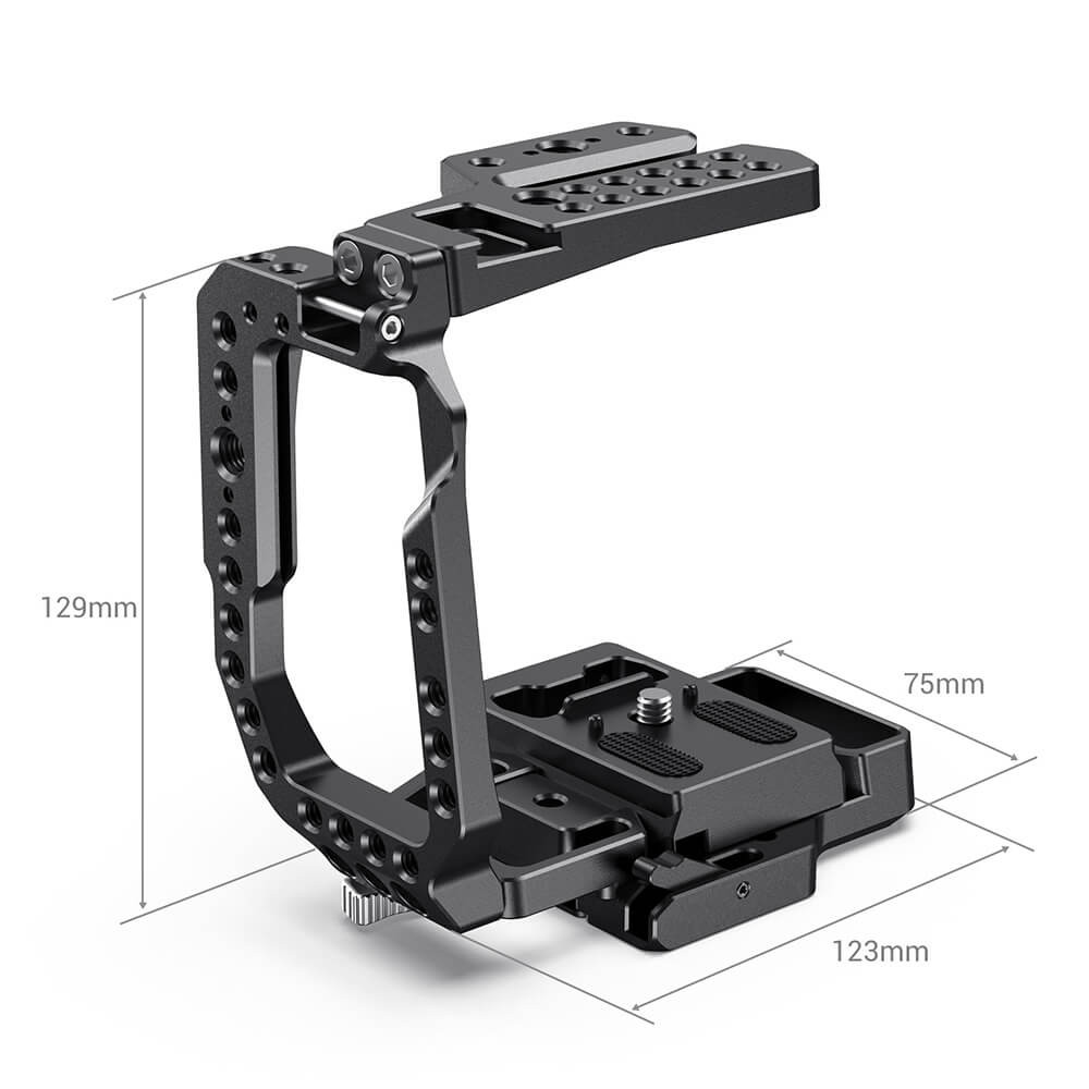 SmallRig QR Half Cage for Blackmagic Design Pocket Cinema Camera 4K & 6K (New Version) CVB2255B