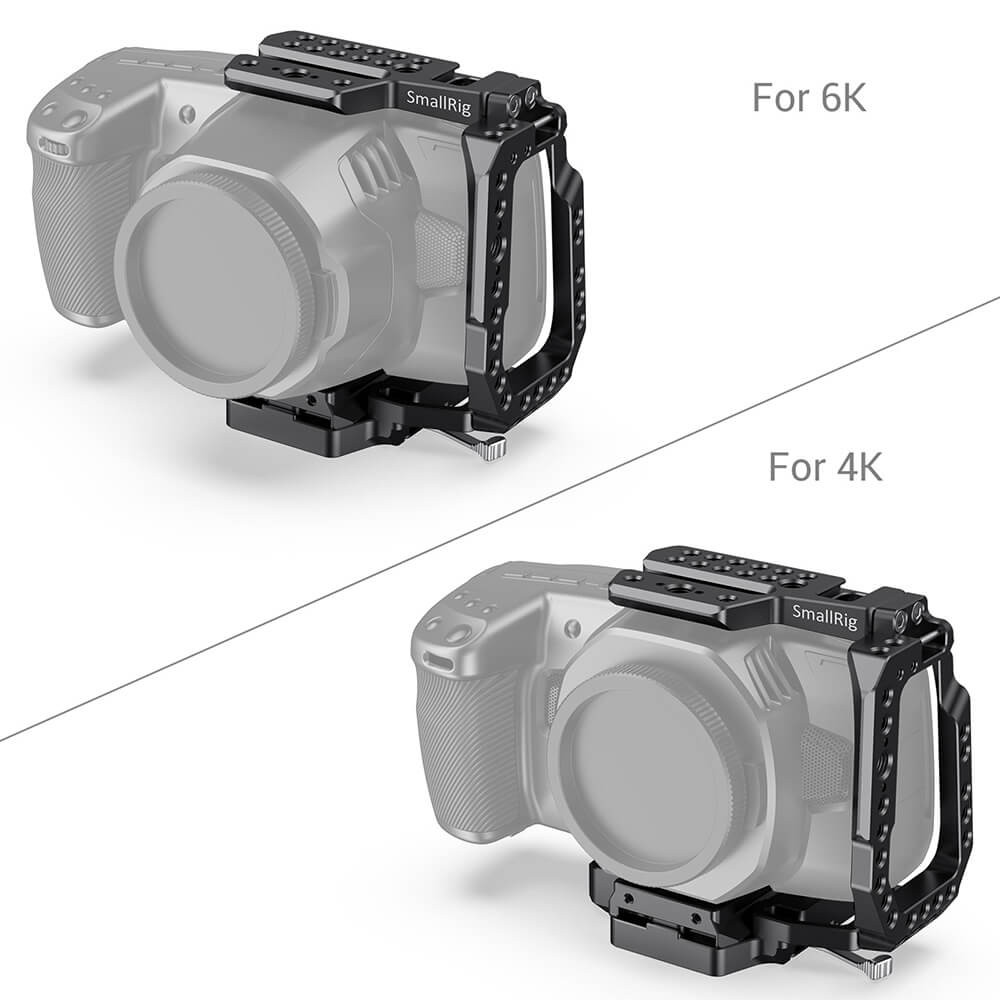 SmallRig QR Half Cage for Blackmagic Design Pocket Cinema Camera 4K & 6K (New Version) CVB2255B