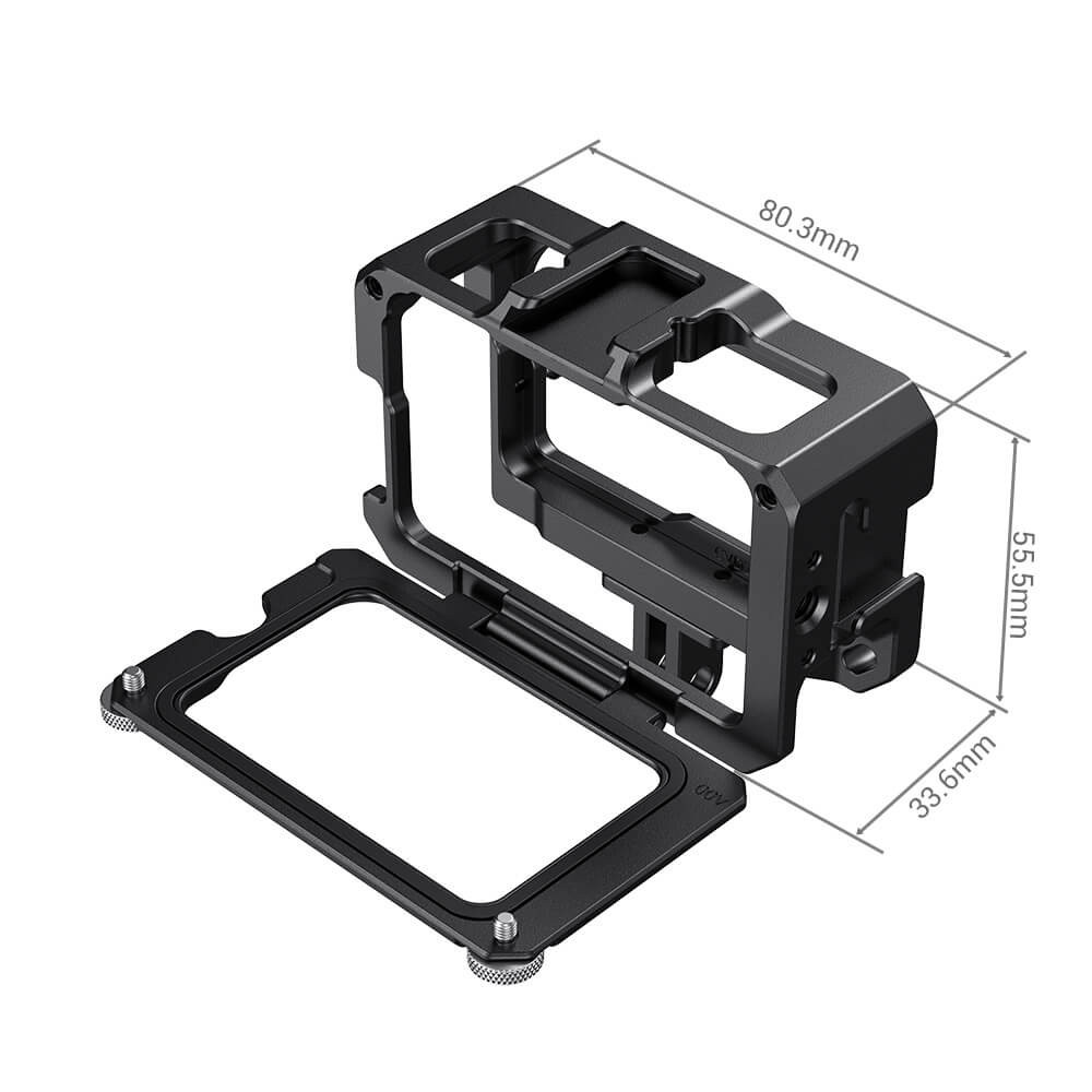 SmallRig Cage for DJI Osmo Action (Compatible with Microphone Adapter) CVD2475