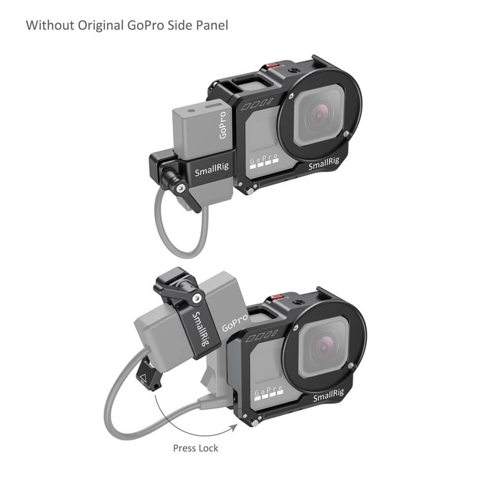 Smallrig Vlogging Cage And Mic Adapter Holder For Gopro Hero8