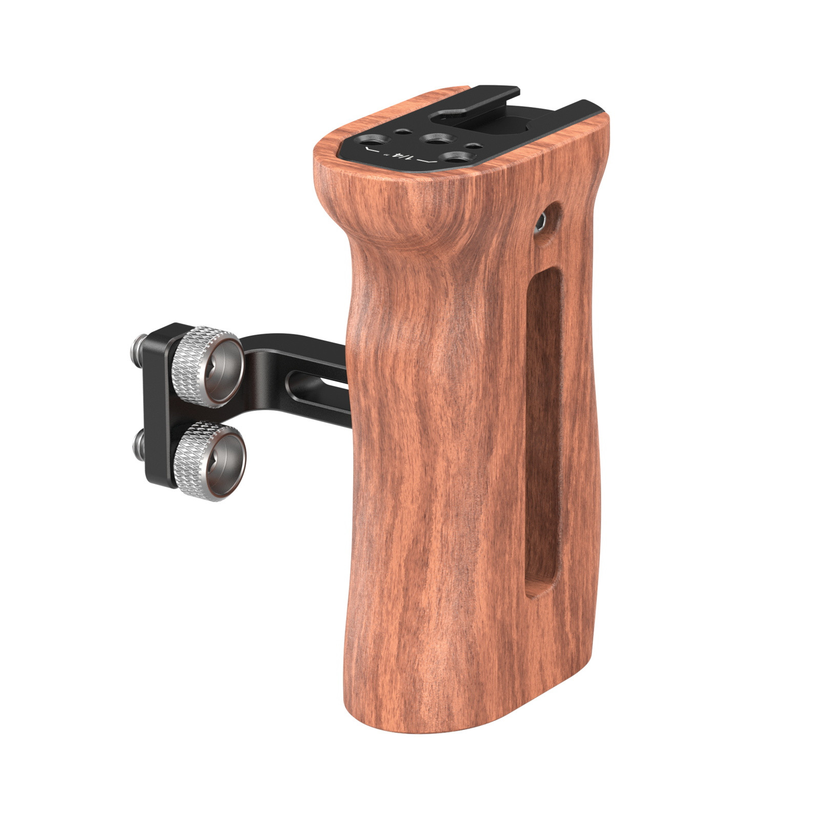 SmallRig Wooden Side Handle with 1/4''-20 Screws HSN2093D