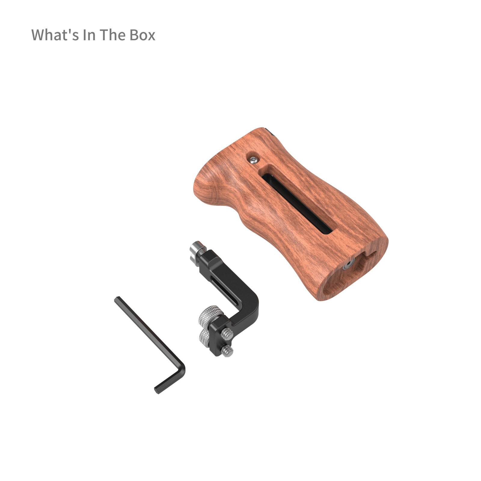SmallRig Wooden Side Handle with 1/4''-20 Screws HSN2093D