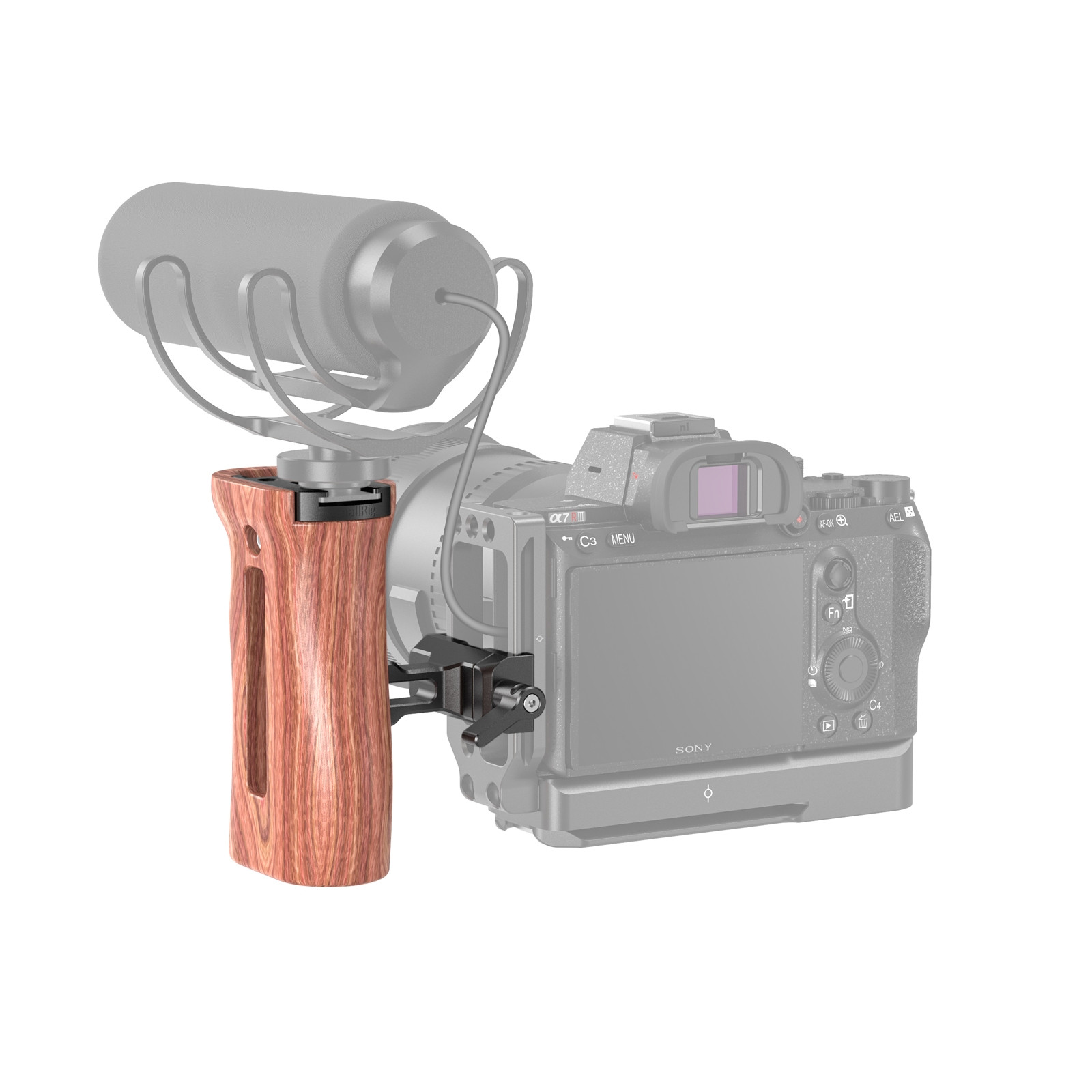 SmallRig Arca Compatible Wooden Side Handle HSN2399