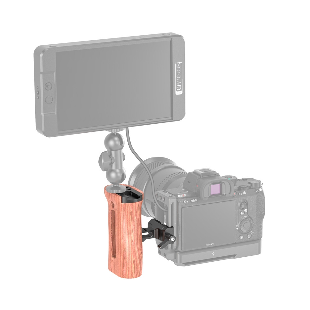 SmallRig Arca Compatible Wooden Side Handle HSN2399