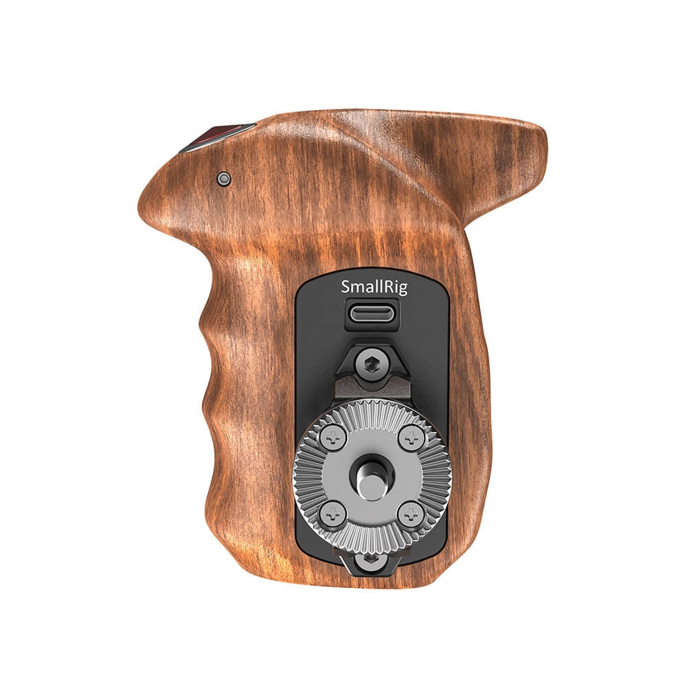 SmallRig Right Side Wooden Hand Grip with Record Start/Stop Remote Trigger for Sony Mirrorless Cameras HSR2511