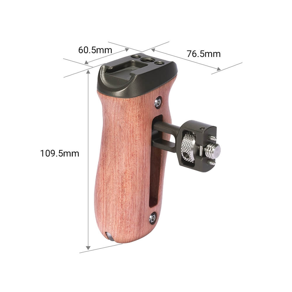 SmallRig Wood Side Handle with ARRI-Style Mount HSS2642