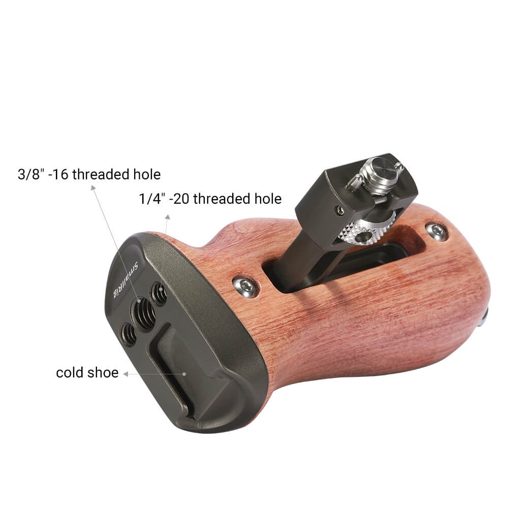 SmallRig Wood Side Handle with ARRI-Style Mount HSS2642