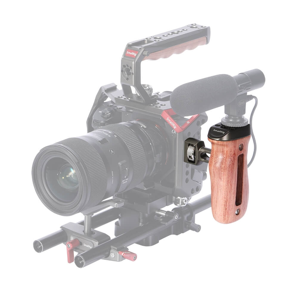 SmallRig Wood Side Handle with ARRI-Style Mount HSS2642