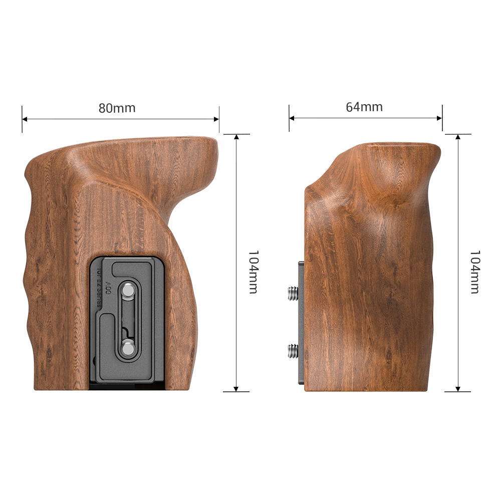 SmallRig Quick Release Wooden Grip for Z CAM E2 Series Cameras HTS2457
