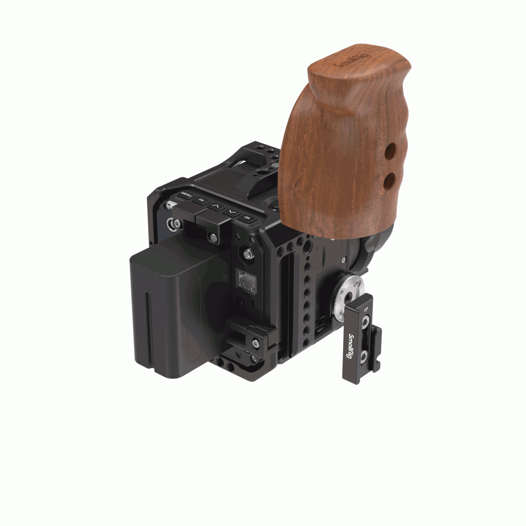 SmallRig Quick Release Wooden Grip for Z CAM E2 Series Cameras HTS2457