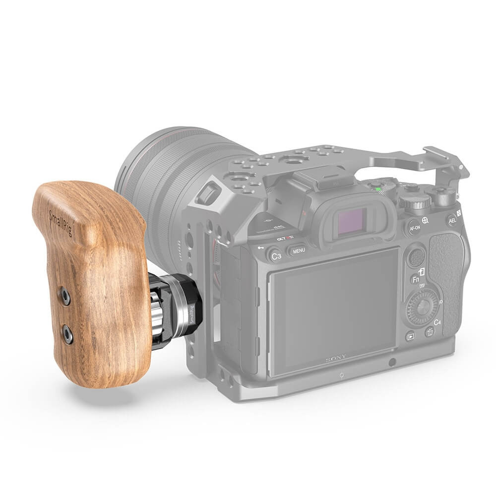 SmallRig Left Side Wooden Grip with Arri Rosette Bolt-On Mount KSAP2757