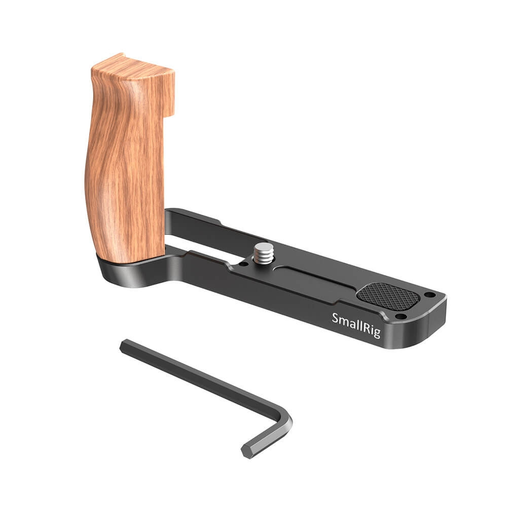 SmallRig L-Shaped Wooden Grip for Canon G7X Mark III LCC2445